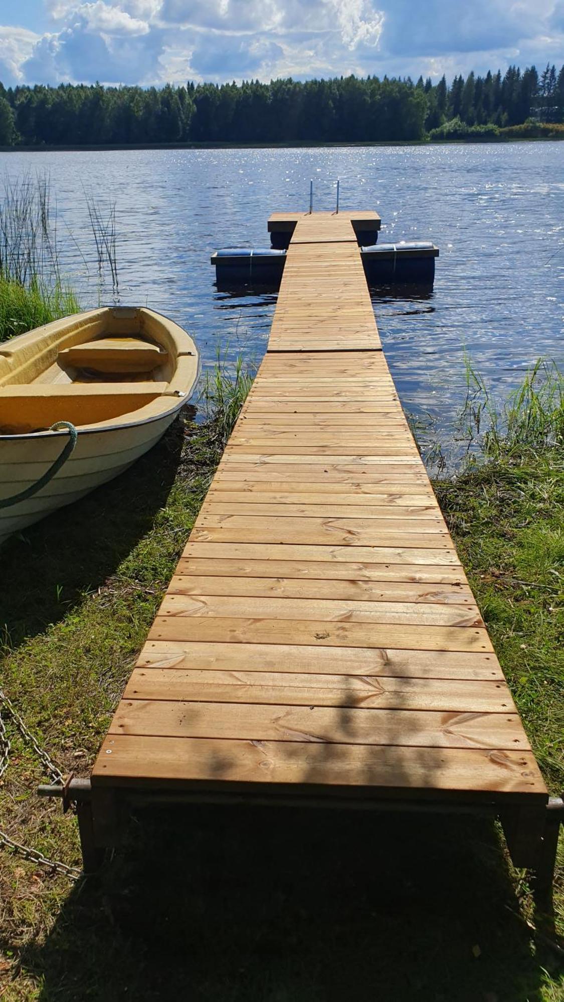 Viihtyisae Kolmio Jaerven Rannalla Haapavesi Exterior photo